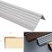 Self Adhesive Bullnose Stair Nosing Highly Flexible Rubber Angle Step Edge Trim