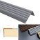 Self Adhesive Bullnose Stair Nosing Highly Flexible Rubber Angle Step Edge Trim