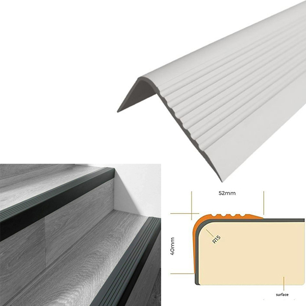 Bullnose Stair Nosing PVC Rubber Angle Step Edge