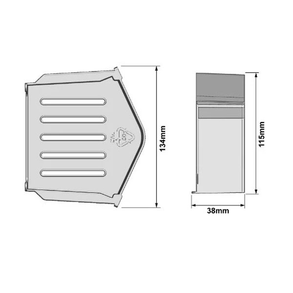 Dry Verge Starter Kit & End Caps For Roofs