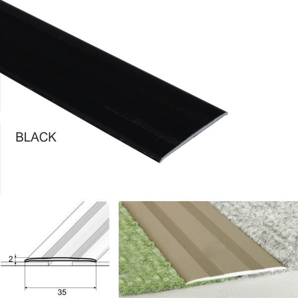 Self Adhesive Flat Aluminium Door Thresholds, Floor Trim