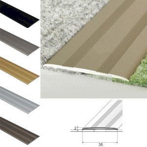 Self Adhesive Flat Aluminium Door Thresholds, Floor Trim