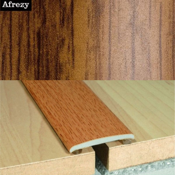 Flat Aluminium Self Adhesive Wood Effect Door Thresholds 