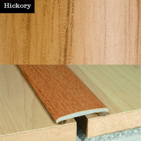 Flat Aluminium Self Adhesive Wood Effect Door Thresholds 