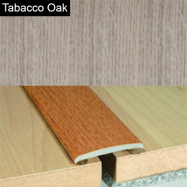 Flat Aluminium Self Adhesive Wood Effect Door Thresholds 