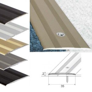 Aluminum Heavy Duty Door Threshold For Carpet Flooring