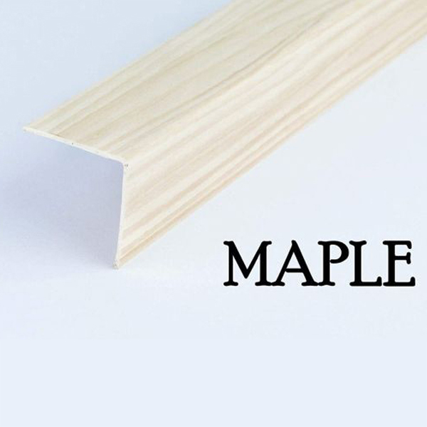 PVC Plastic Wood Effect Corner Angle Trim Wall Corner Guard Edge Protector 