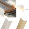 30mm x 30mm Aluminium Self Adhesive Stairs Nosing For Tile And Carpet Treads