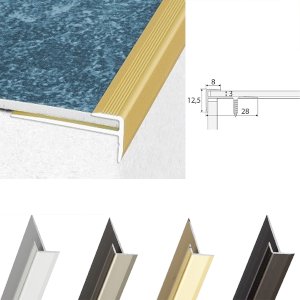 3mm Aluminium Anodised Carpet Edge Ending Strip Floor Bar Trim For All Flooring