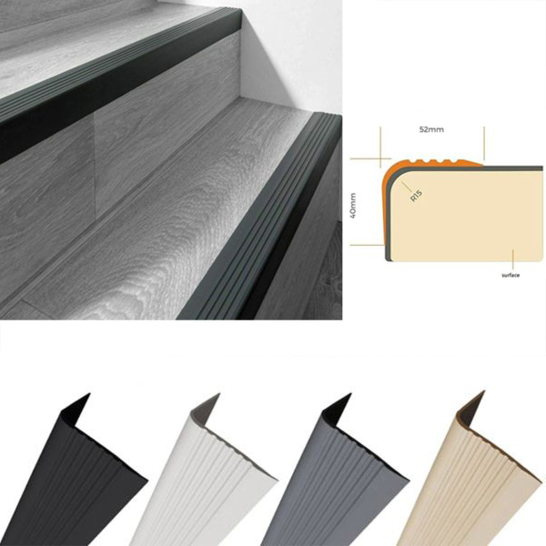 Bullnose Stair Nosing PVC Rubber Angle Step Edge