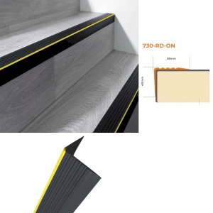 Flexible PVC Bullnose Stair Nosing Anti Slip