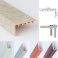 45mm x 22mm UPVC Stair Nosing Wooden Edge Protection  For Wooden Floor