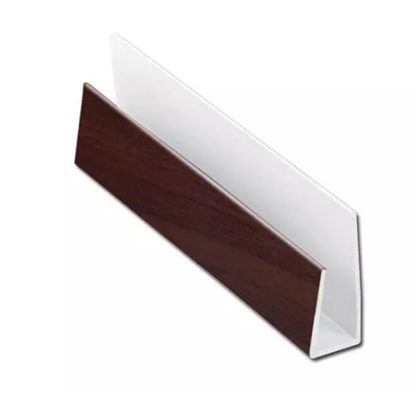 PVC Board 2m Long J Trim Soffit Edge Cladding Starter End Cap 