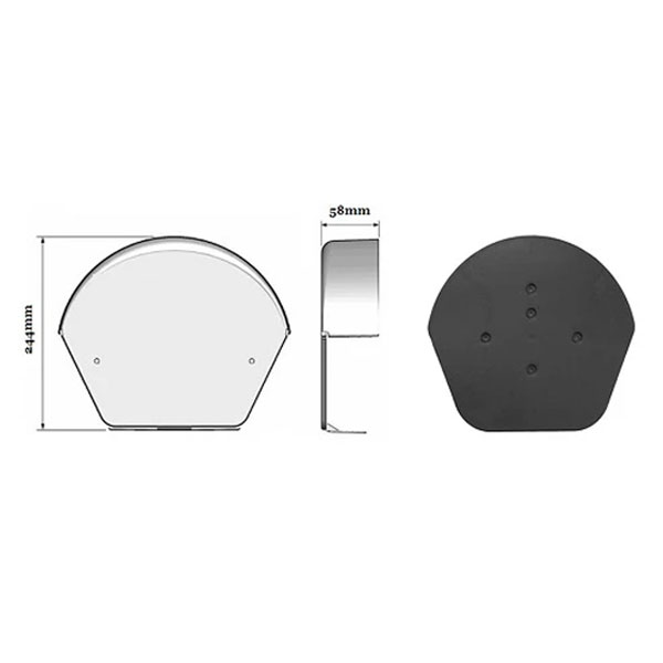 PVC Round Dry Verge U Edge Roof Kit