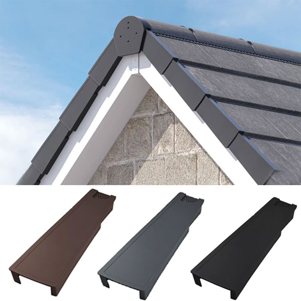 PVC Round Dry Verge U Edge Roof Kit