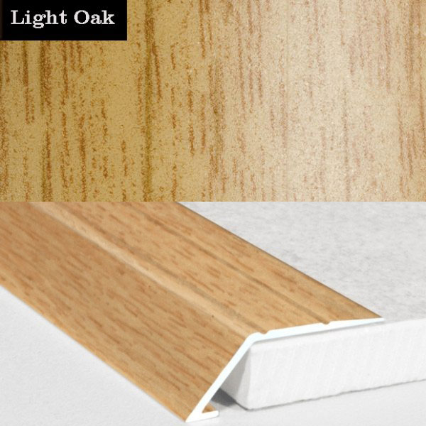 Aluminium Wood Effect Self Adhesive Door Threshold Ramp