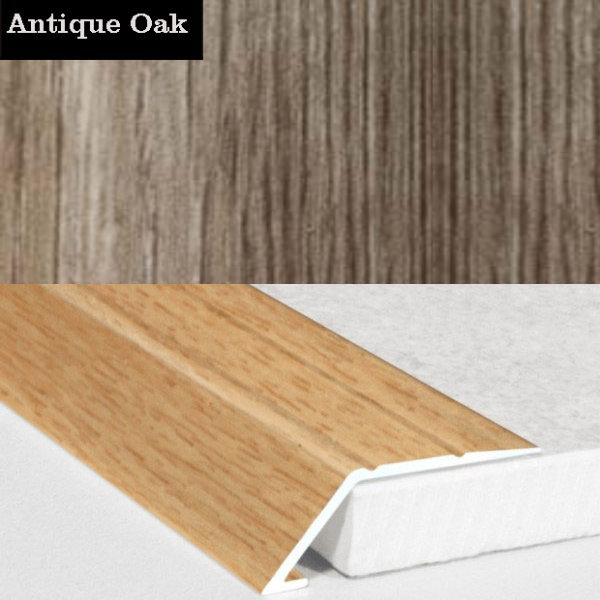 Aluminium Wood Effect Self Adhesive Door Threshold Ramp