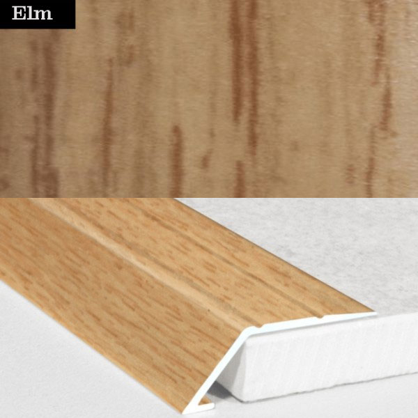 Aluminium Wood Effect Self Adhesive Door Threshold Ramp