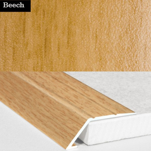 Aluminium Wood Effect Self Adhesive Door Threshold Ramp