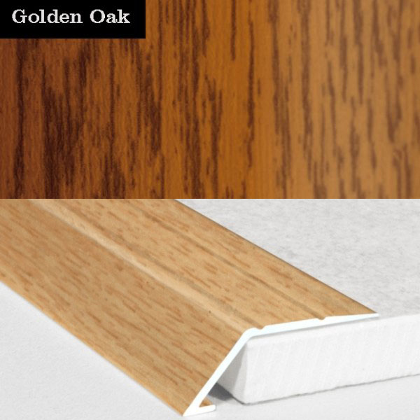 Aluminium Wood Effect Self Adhesive Door Threshold Ramp