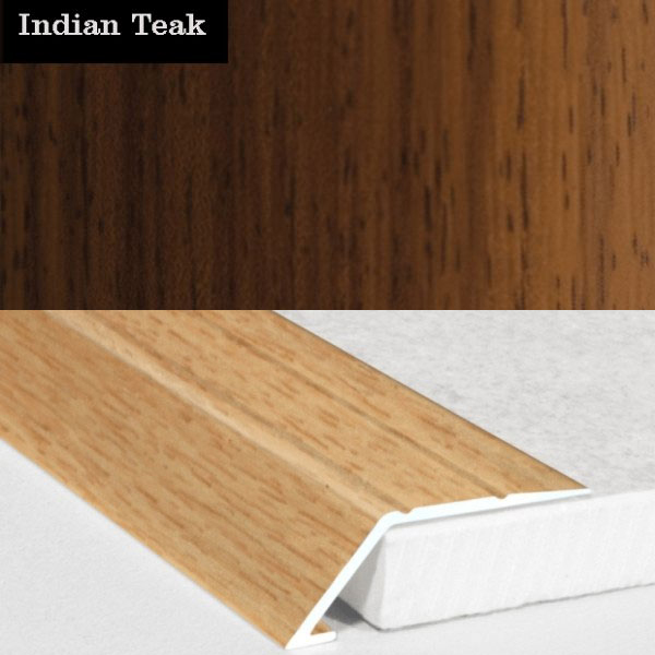 Aluminium Wood Effect Self Adhesive Door Threshold Ramp