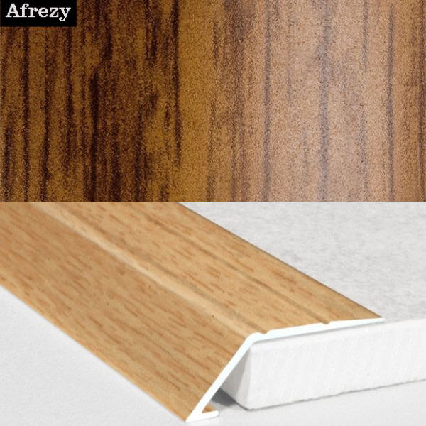 Aluminium Wood Effect Self Adhesive Door Threshold Ramp