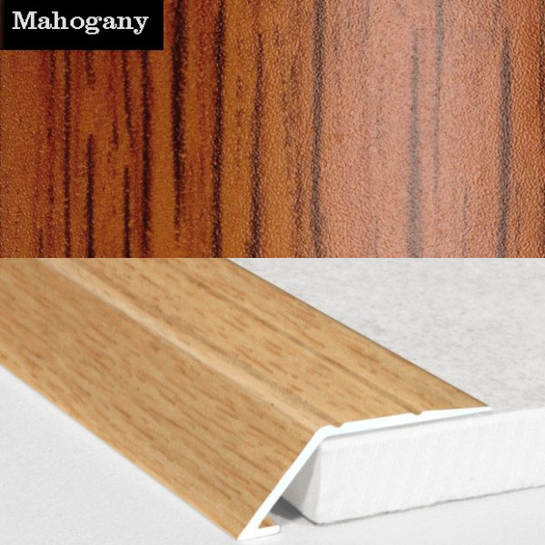 Aluminium Wood Effect Self Adhesive Door Threshold Ramp