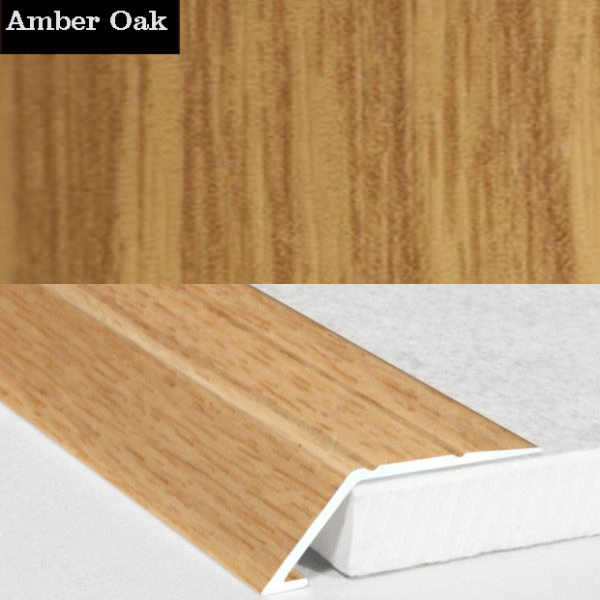 Aluminium Wood Effect Self Adhesive Door Threshold Ramp