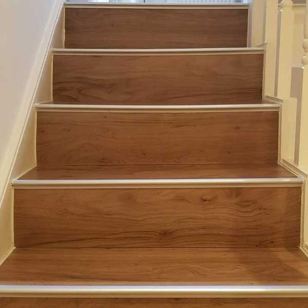 Anodised Step Floor Aluminium Stair Nosing Edge Trim for 14 to 16mm Floor