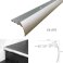 TVB Anodised Aluminium Bull Nose LVT Stair Nosing Edge Profile For 5mm Flooring