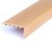 45mm x 22mm UPVC Stair Nosing Wooden Edge Protection  For Wooden Floor