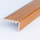 45mm x 22mm UPVC Stair Nosing Wooden Edge Protection  For Wooden Floor