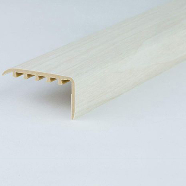 45mm x 22mm UPVC Stair Nosing Wooden Edge Protection  For Wooden Floor